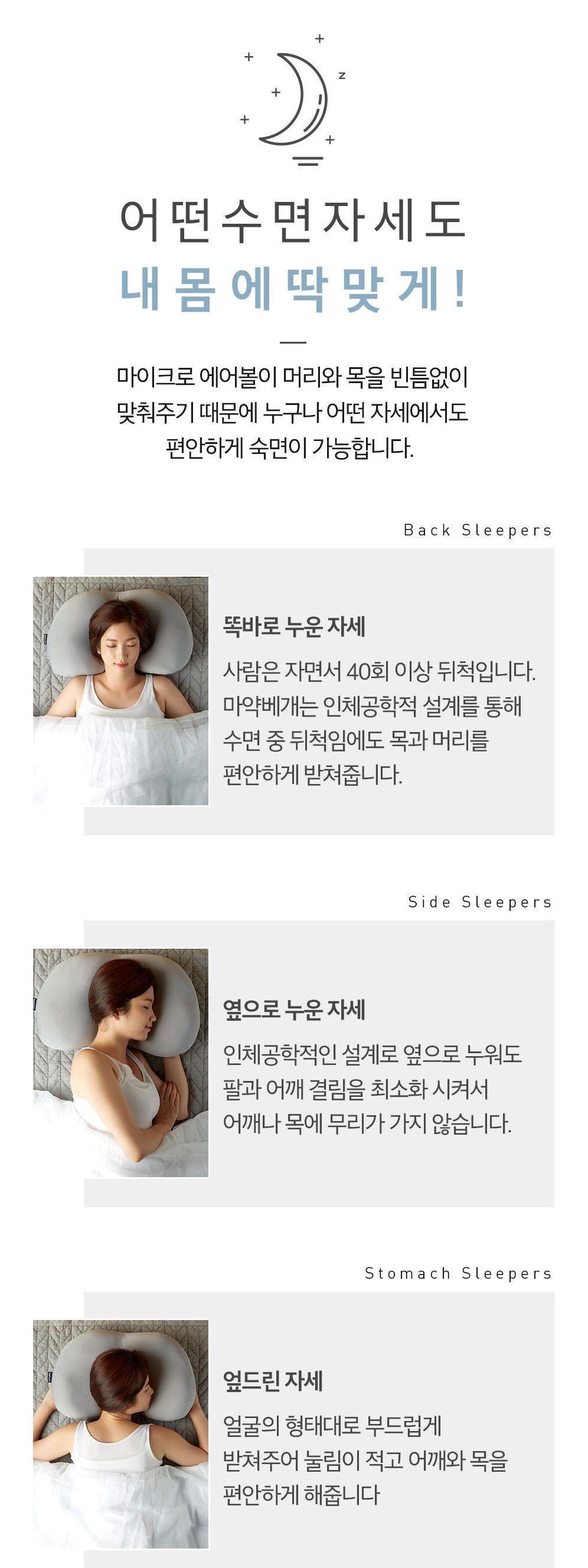 適合仰睡、側睡、趴睡的韓國 BODYLUV 麻藥枕頭，用戶體驗舒適不壓迫。